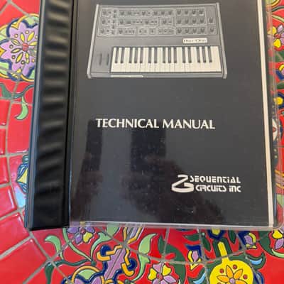 Original Sequential Circuits Pro One Technical Manual