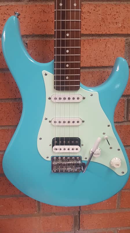 Yahama Custom Modified HSS electric guitar Vintage 2020 Turquoise image 1