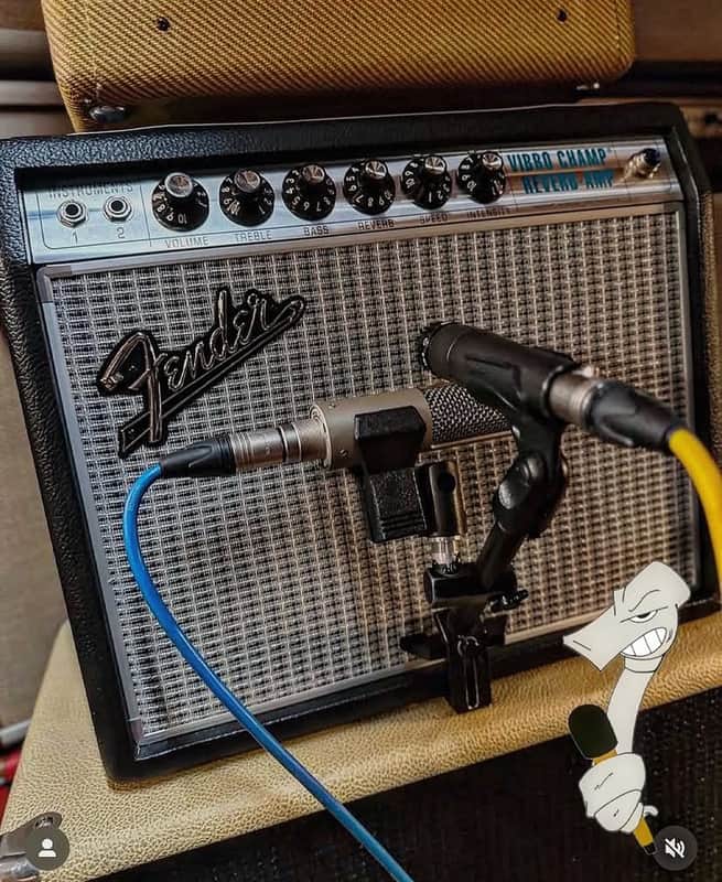 *New "Clamp-on" Guitar Amp Mic Mount (sm57,e609 or Dual Mic) image 1