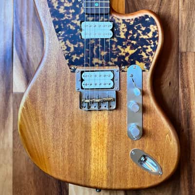 Custom Built Jazzcaster / Telemaster Offset - Natural - Warmoth / Musikraft / Lindy Fralin Pure PAF image 3