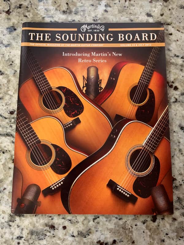 Martin Sounding Board Mag Catalog July 2012 image 1