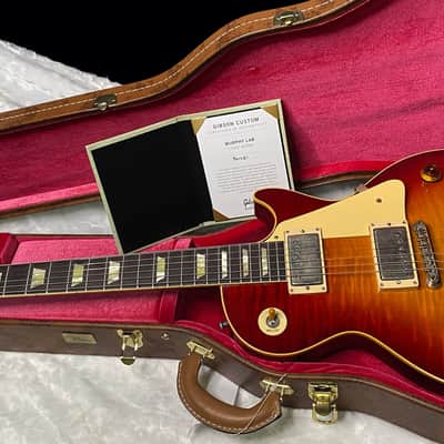 NEW! Gibson Custom Shop 1959 Les Paul Standard Murphy Lab Light Aged - Dark Cherry - Only 8.55 lbs - One Off! Dealer Select - Authorized Dealer - G07378 image 15