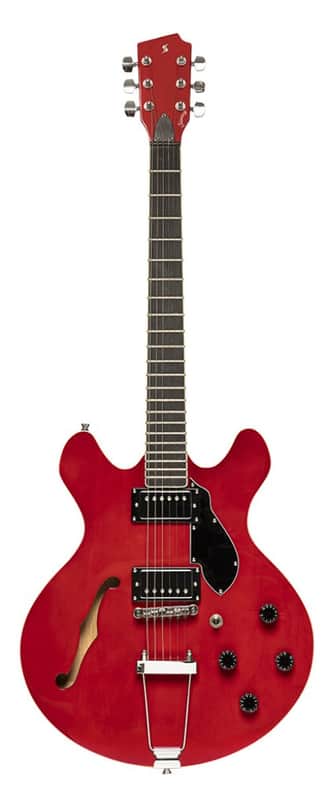 Stagg Silveray series 533 model Transparent Cherry image 1