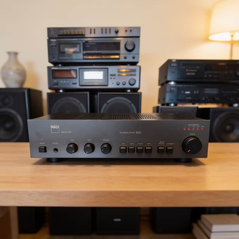 NAD 3020 Rare Vintage Integrated Amplifier Serviced Stereo Hi-Fi Warranty image 1