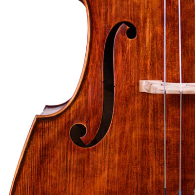 Gamba Double Bass 3/4 Antique Style - Hand-Made in Romania #15 image 3