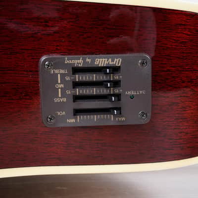Orville by Gibson Hummingbird MIJ 1991 Natural Lacquer Finish Japan OBG w/ Hard Case image 14