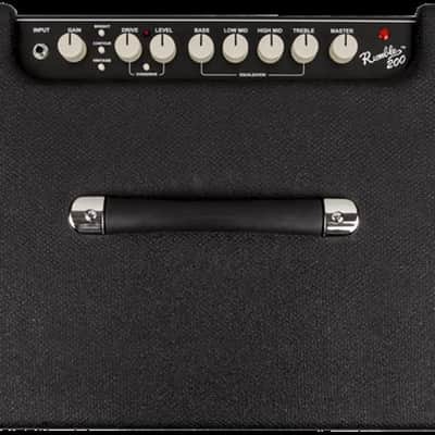 Fender Rumble 200 (V3), 120V, Black/Silver image 3