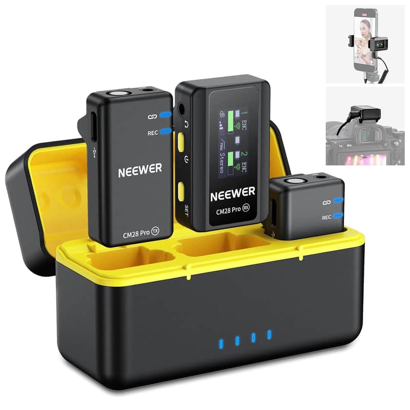 2025 Neewer Cm28 Pro Wireless Lavalier Lapel Microphone System…
