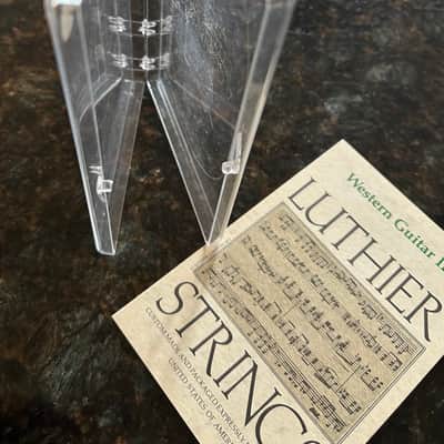 Luthier & Company Plastic Box Western Guitar II Strings 1970’s - Clear image 3