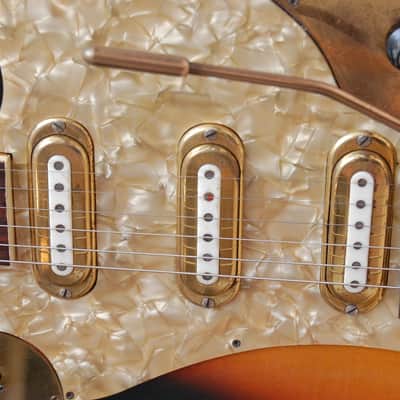 Framus Golden Strato de Luxe 5/168-54gl – 1964 German Vintage Solid Body Guitar Gitarre image 6