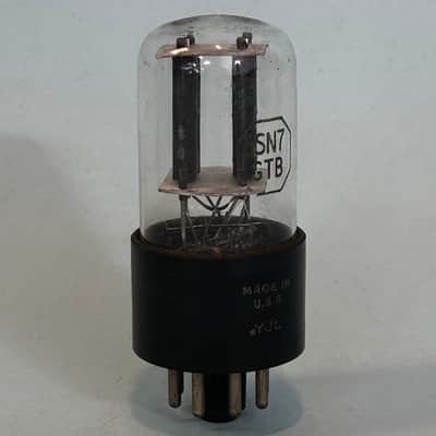 1950s RCA 6SN7GTB Vintage Black Plate USA Tube! T538 image 4