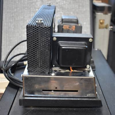 1967 Ampeg B-15N Portaflex Tube Amplifier Flip-Top Modified Black w/ 1x15" Cabinet image 7