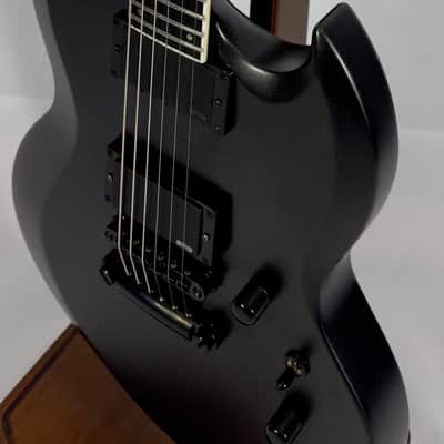 ESP E-II Viper Baritone Electric Guitar W/ OHSC 2017 - Charcoal Metallic Satin image 11