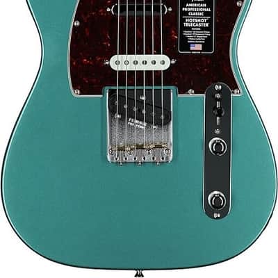 Fender American Professional Classic Hotshot Telecaster Electric Guitar Faded Sherwood Green Metallic image 1