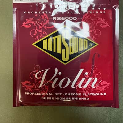 Rotosound RS6000 flatwound violin strings image 1