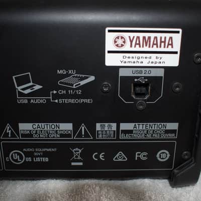 Yamaha MG12XU 12-Channel Analog Mixer 2016 - Present - Black image 13