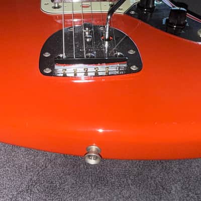 Used Fender Japan 60s Jaguar Candy Apple Red Solid Body image 6