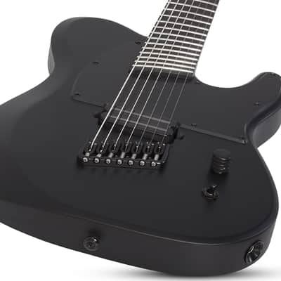 Schecter PT-7 MS Black Ops Satin Black Open Pore image 4