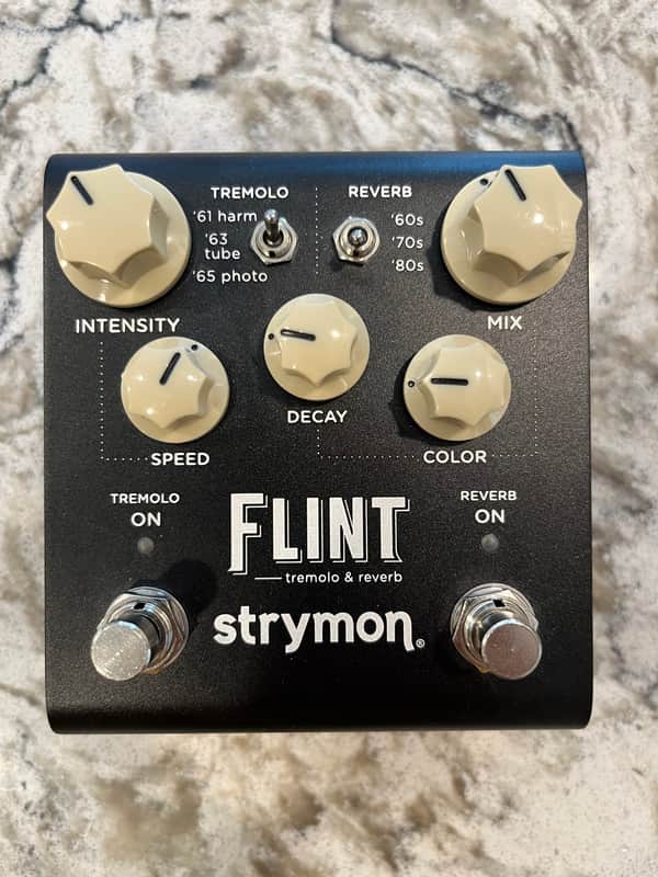 Strymon Flint Reverb and Tremolo V2 2022 - Present - Black image 1