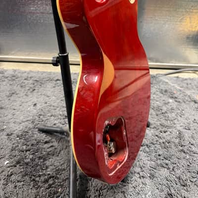 Guitar Fetish LP body+neck project - Red quilt image 10