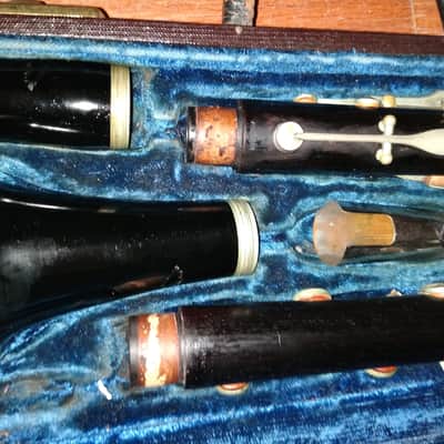 Rene Duval Wood Soprano Clarinet Wood, Italy, Intermediate level, Good Condition image 6