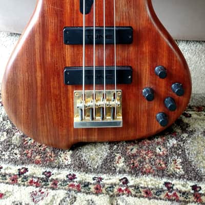 Greg Lake Tune Guitar Technologies King Bass TWB-4BB 1983 Mahogany image 2