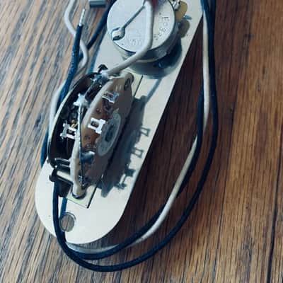 Fender Telecaster REVERSE Wiring Harness 500k CTS .022 Orange Drop Treble Bleed-NO PLATE image 4