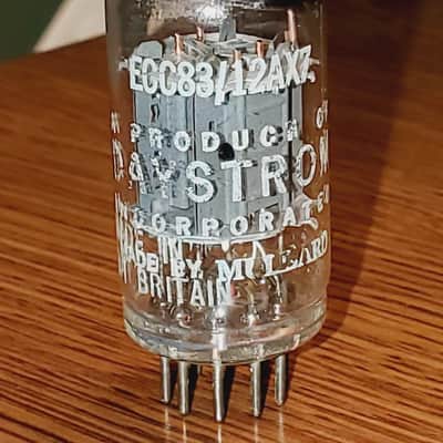 12AX7 Mullard "Daystrom" Etched Codes MaxiPreamp2/TV7 tested (1) tube lot image 1