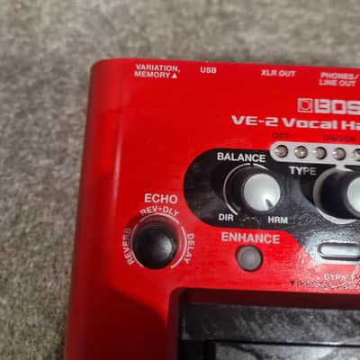 Boss VE-2 - Vocal Harmonist - Red - Excellent image 4