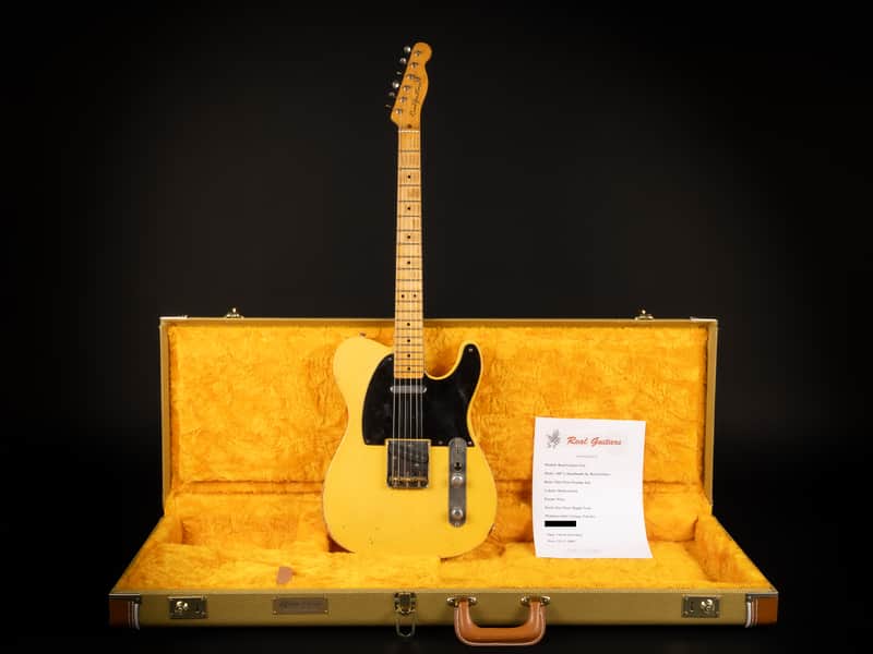 2005 Real Guitars Custom Built T - Butterscotch Blonde Heavy Relic Nitro | German Masterbuilt Telecaster 1-Piece Swamp Ash Body Suhr Pickups 3.0kg | CoA OHSC image 1