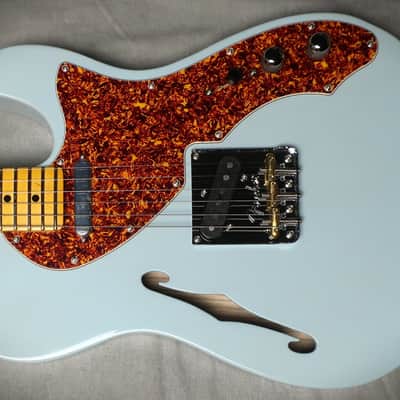 Fender American Professional II Telecaster® Thinline Transparent Daphne Blue image 1