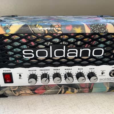 Custom Van Halen Soldano mini 30 watt stack made in Nashville. COA and original Van Halen 90’s comic included ! image 4
