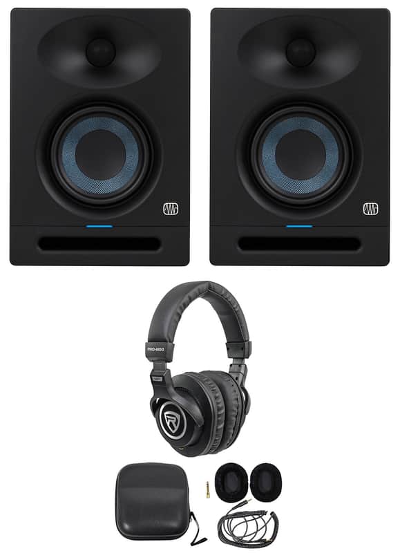 2) Presonus Eris Studio 5 Powered Active 5" Studio Monitors Speakers+Headphones image 1