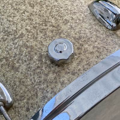 MIJ Stewart 16” Floor Tom 1960s - Silver Sparkle image 10