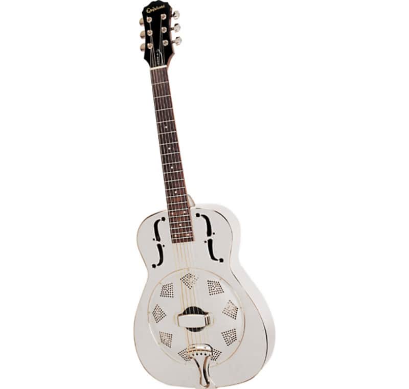 Epiphone Bluegrass MD-100 Resonator CHROME Acoustic Guitar by Gibson RARE image 1