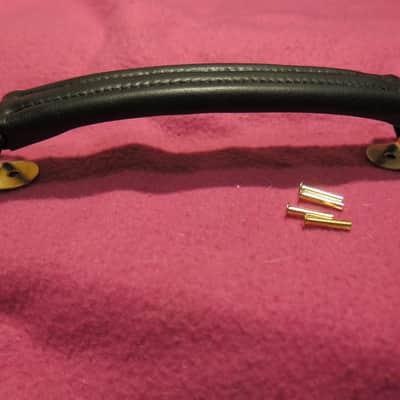 NOS leather guitar case handle for Hiscox Calton mark leaf skb gator crossrock flight case image 4