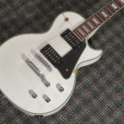 Dillion Les Paul Custom-Style White! w/hardshell case image 2