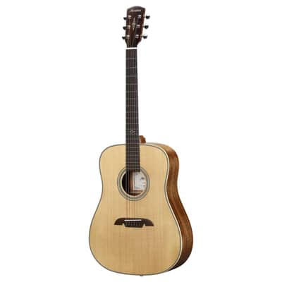 Alvarez AD60 Herringbone Dreadnought Acoustic Guitar (AD60_Herringbone) image 4