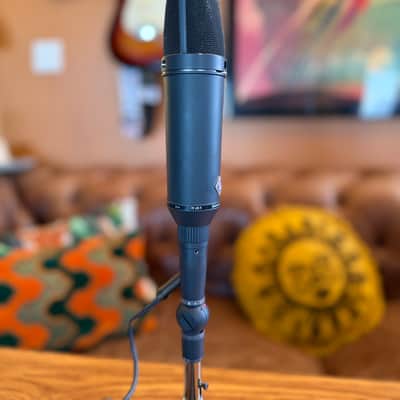 Vintage Neumann U87 ai P48 Condenser Microphone w/Rare NOS Swivel Mount* (1980’s) - Matte Black image 4