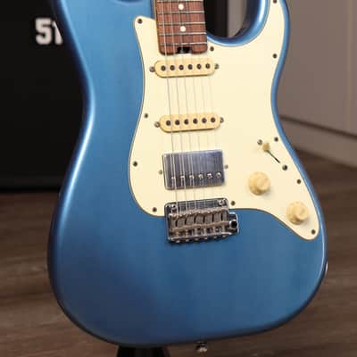 2019 Schecter USA Custom Shop Traditional Wembley-II Lake Placid Blue HSS image 11