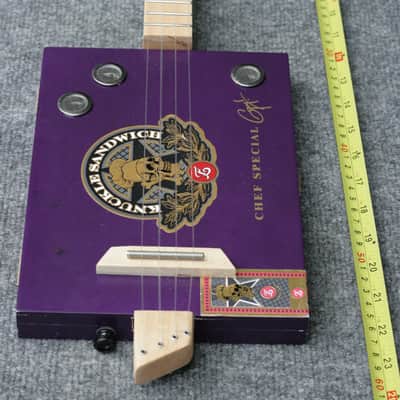 Guy Fieri/Espinosa Knuckle Sandwich Acoustic Cigar Box Ukulele by D-Art Homemade Guitar Co. image 11