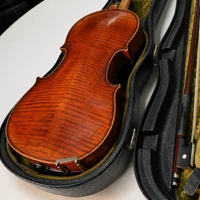 1938 Oskar C. Meinel Stradivarius Model Violin Markneukirchen Germany image 10