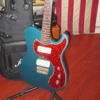 ~2021 Fano Oltere TC6 Ocean Turquoise w/ TV Jones pickups and Original Case image 3