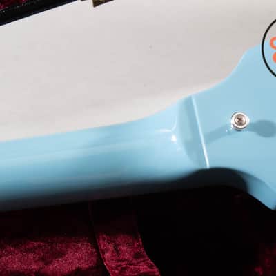 2023 Gibson Custom Shop Limited Run 70s Flying V VOS Maui Blue OHSC COA image 10