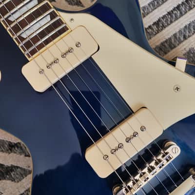 Epiphone '56 Les Paul Standard PRO with case 2014 - 2019 - Chicago Blue image 3