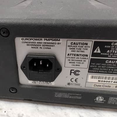Behringer PMP518M Europower Powered Mixer image 8