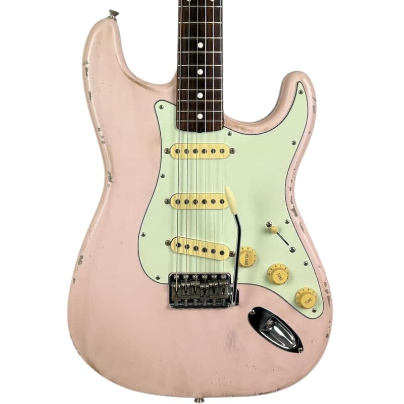 Fender MJT 60s Reissue Stratocaster - Shell Pink - Heavy Relic image 1