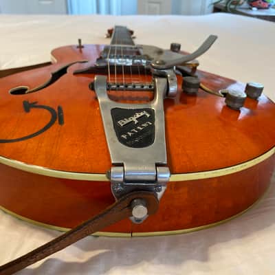 Gretsch 6120 Chet Atkins Hollow Body 1956 - Orange image 5