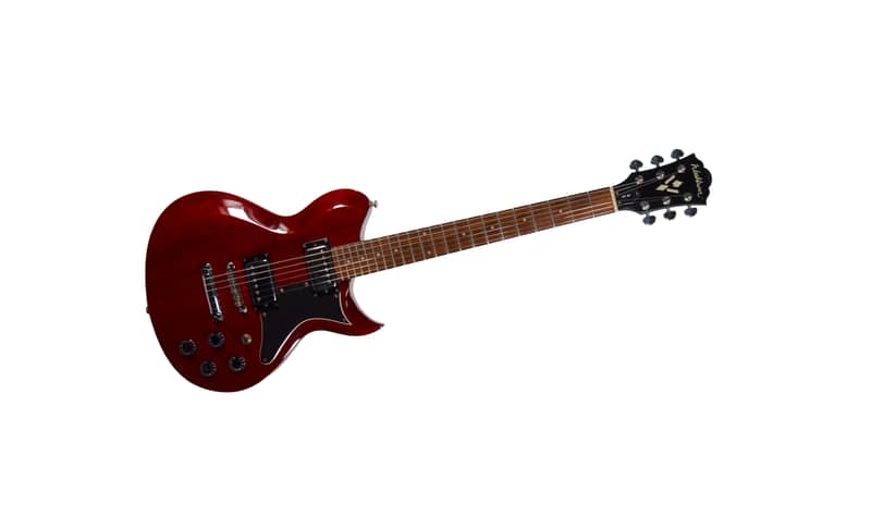 Washburn WI-64 Solid Body Electric Guitar – Used - Transparent Red Gloss image 1