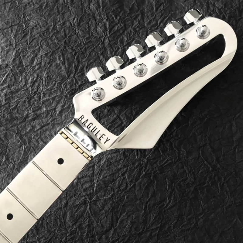 Aluminum Guitar Neck by Baguley - Strat, Polished Finish, Dot Inlays - Fast Free Shipping in U.S.! image 1